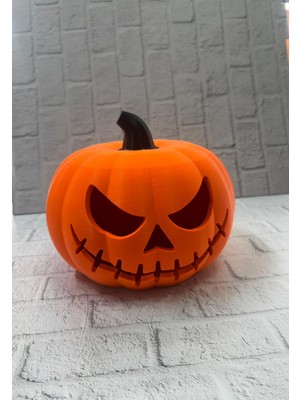 Renklime Kapaklı Balkabağı Dekor Kutusu 21×15 cm Halloween Temalı Saklama