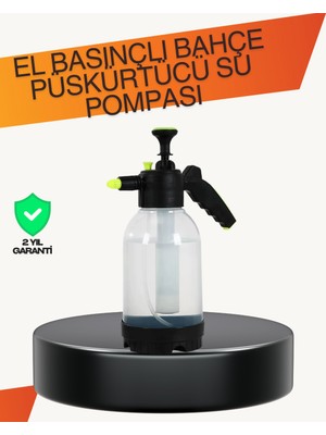 Renklime Manuel Köpük Üreten Basınçlı Sprey Şişesi 2l Temizlik ve Oto Yıkama