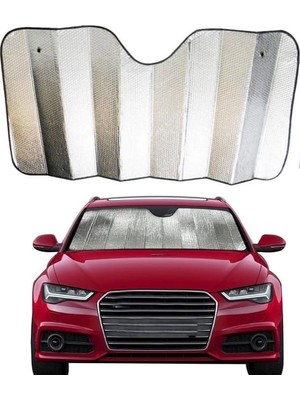 Renklime Araç Ön Cam Katlanabilir Güneşlik Uv ve Isı Koruma Renault Megane Fiat Egea Hyundai I20 Opel Astra