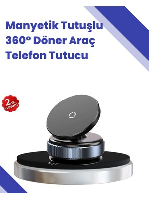 Renklime Araç Içi Telefon Tutucu Güçlü Manyetik Vakumlu Model