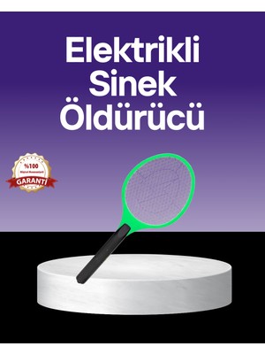 Renklime Çocuk ve Evcil Hayvan Dostu Elektrikli Sinek Raketi | Güvenli Kullanım