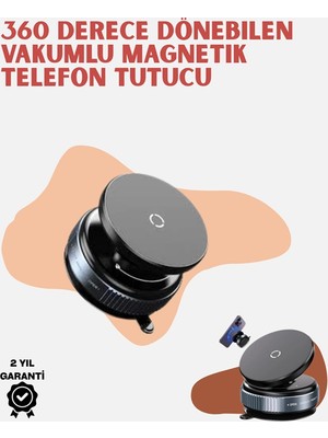 Renklime Evrensel Uyumlu Manyetik Araç Telefon Standı – Dayanıklı Alüminyum Gövde