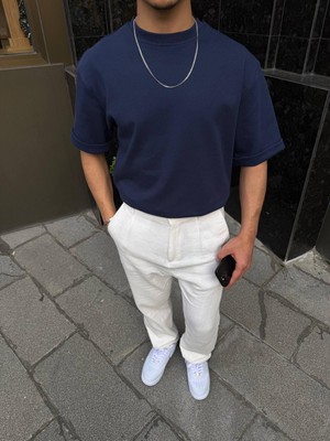 Oysho Kumaş Basic Oversıze Tshirt