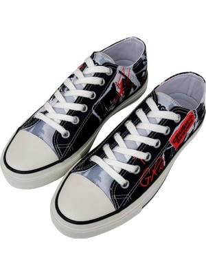 Dogo Erkek Vegan Siyah Sneakers - Crush The System Tasarım