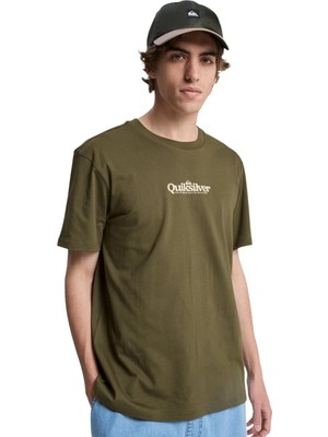 Quiksilver Fineline Haki Erkek Tshirt
