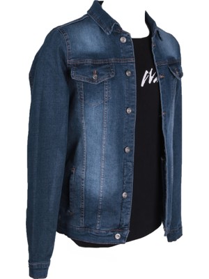 Viking's Line Erkek Açık Mavi Denim Mont Trent Günlük Kullanım İçin Şık Tasarım