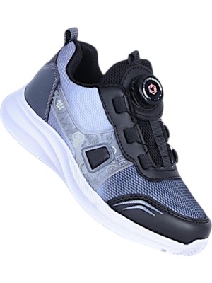 Ayakcenter Yumix Siyah Akıllı Bağcıklı Erkek Çocuk Spor Ayakkabı