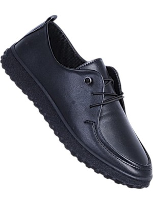 Ayakcenter Ayzen 1055 Siyah Kadın Loafer Ayakkabı