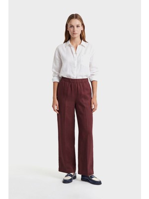 Gant Kadın Kahverengi Relaxed Fit Pantolon 4150381.226