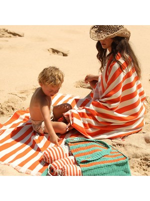 Green Petition Twin Tides Tangerine 2'li Set|özel Paketlerinde Büyük Boy Delmor Ve Küçük Boy Delmor Fit Birlikte