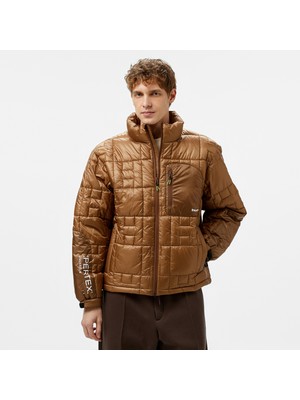 Huf Pertex Puffer Erkek Kahverengi Ceket