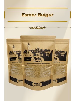 Meka Esmer Köftelik Bulgur 1 kg Doğal Kısırlık Çiğköftelik Ince Bulgur Katkısız Geleneksel Lezzet