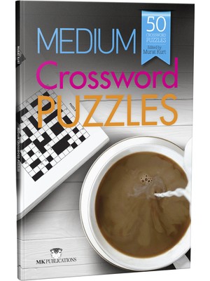 MK Publications Medium Crossword Puzzles - İngilizce Kare Bulmacalar (Orta Seviye)