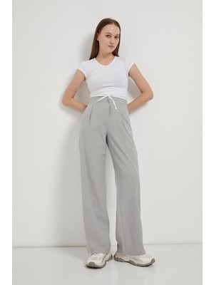 Armalife 3972 Çift Bel Palazzo Kadın Pantolon