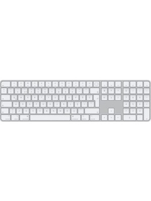 Apple Çipli Mac Modelleri Için Touch Id Özellikli ve Sayısal Tuş Takımlı Magic Keyboard - Türkçe Q Beyaz Renk