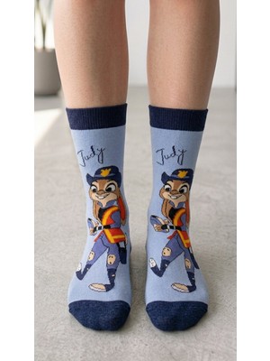 Neşeli Çoraplar Judy Renkli Unisex Çorap