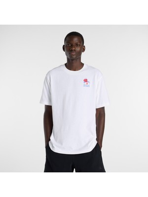 New Balance Lobster Roll  Erkek Beyaz T-Shirt.wt