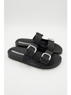 Ipanema Shore Slide Kadın Çift Bantlı Terlik Siyah 35/42