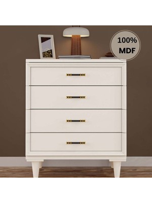 Comiet Kardelen 4 Çekmeceli Mdf Şifonyer
