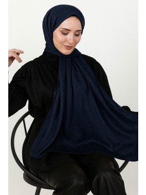 Moda Nokta Kadın Siyah Penye Şal