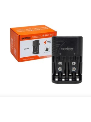 Dorasan STC-C802 AA-AAA-9V Uyumlu 4lü Pil Şarj Aleti