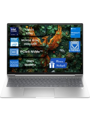 Hp Probook 4 G1I 32GB Ddr5 2tb SSD Intel® Core Ultra 5 225U 16" Wuxga (1920 x 1200) IPS 300 Nits Win 11HOME Taşınabilir Bilgisayar HCW0T1ETPCB13
