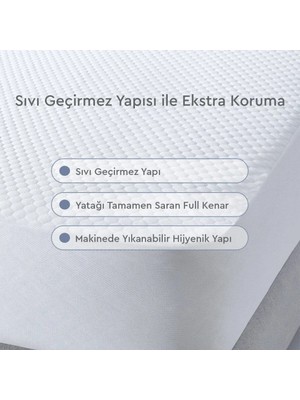 Embays <100 x 200 cm >Tek Kişilik , Nonwoven Kumaş , ,Yatak Koruyucu, Hasta Alezi, Çocuk Alezi