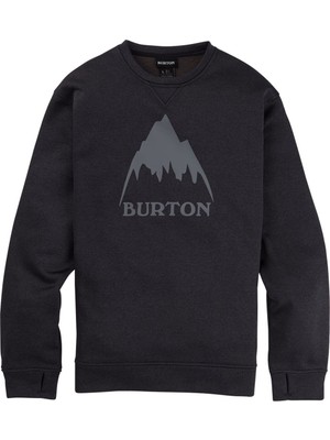 Burton Oak Crew Erkek Gri Sweat