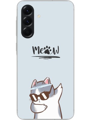 Le Balvo Samsung Galaxy A56 Uyumlu Miyav Baskılı Silikon Kılıf