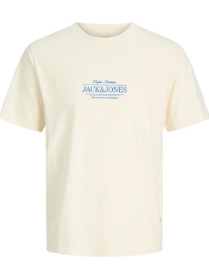 Jack & Jones Jorcassıs Minimal Erkek Tişört Bisiklet Yaka Kısa Kollu Rahat Günlük