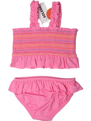 Soleda Upf 50+ Meyve Nakışlı Kız Çocuk Bikini