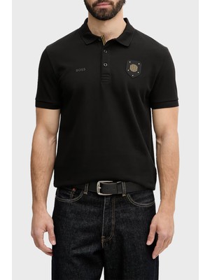 Boss % 100 Pamuk Regular Fit Düğmeli Polo Erkek Polo 50559263 001