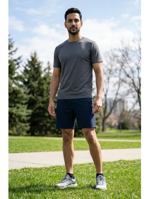 EYDAMOON Erkek Füme Sporcu T-Shirt Hızlı Kuruyan Compression Ter Tutmaz Kumaş