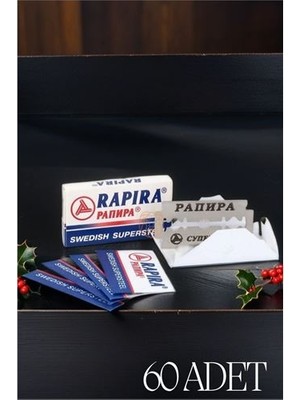Prativas Hsnet Rapira 60 Adet Yaprak Tıraş Jileti - PRTHBY5673-1416