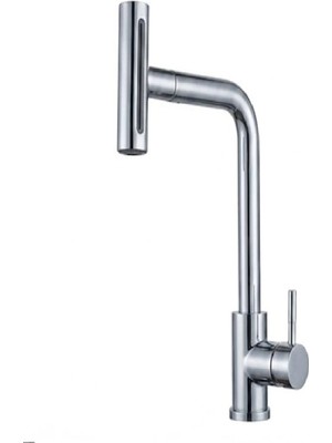 Evim Mabedim Çok Modlu Inox Mutfak Evye Bataryası Musluk Spiralli Çek Bırak Başlık Yağmurlama