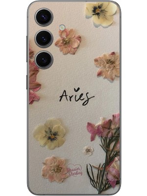Le Balvo Samsung Galaxy S24 Uyumlu Koç Burcu Baskılı Silikon Kılıf