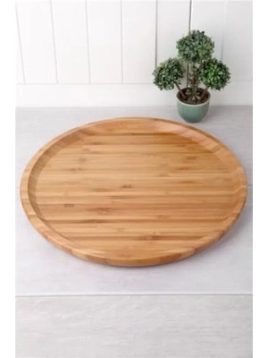 Royaleks Group Bambu Sunum Tabağı 30 cm ROYALEKS-YUV3030