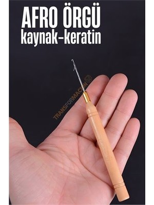 Prativas Hsnet Afro Örgü Iğnesi Saç Kaynak Keratin Tığı - PRTHBY4406-8314