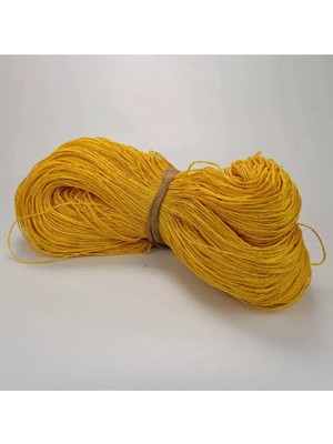 Royaleks Group Sarı Renk Çile Kağıt Ip Çanta Ipi Supla Ipi  No:59 - (550-600 Gr)