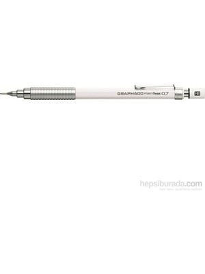 Pentel PG607-W Beyaz 0.7 mm Teknik Çizim Kalemi Metal Gövde ile Ergonomik Tasarım