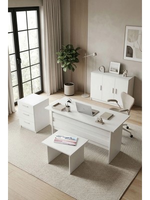 Yurudesign Vario ABCE Ofis Büro Masa Takımı 3 Renk VO12-W