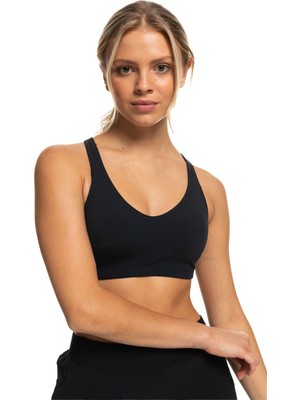 555 Roxy Heart Bra Kadın Siyah Fitness Bra