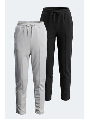 Slazenger Korbın 2 Li Set Kadın Cepli  Eşofman Altı