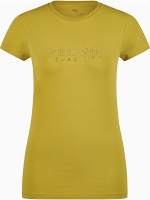 Pikeur Roundneck Shirt 7213 Pamuklu Slim Fit Kadın Tişört