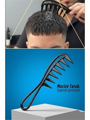 Prativas Saça Dağınık Çizgi Görünümü Veren Lüks Dalga Şekillendirici Mucize Tarak  - PRTHBY9374-7