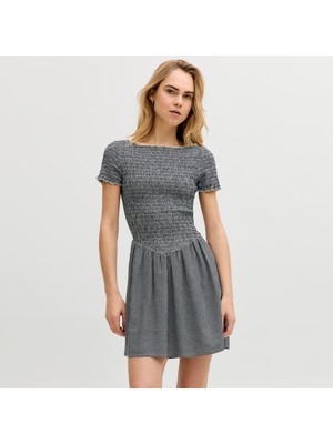 Jack & Jones Kadin Yuvarlak Yaka Kisa Elbise - Zoe