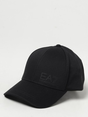 EA7 Unısex Nefes Alabilen Pamuklu Hafif Siyah Spor Şapka 7X000005 AF11989-MC005
