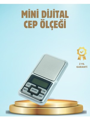 Uravas Store 300 gr Hassas Cep Terazisi Mavi Işıklı LCD Ekranlı