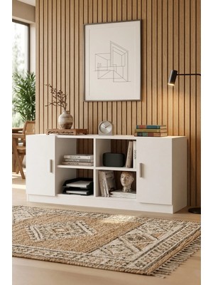 Yurudesign Vario F Ofis Kapaklı Kitaplık Dolap 3 Renk VO6-W