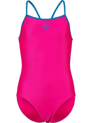 Arena Swimsuit Light Drop Solid Çocuk Pembe Yüzücü Mayosu 005919400
